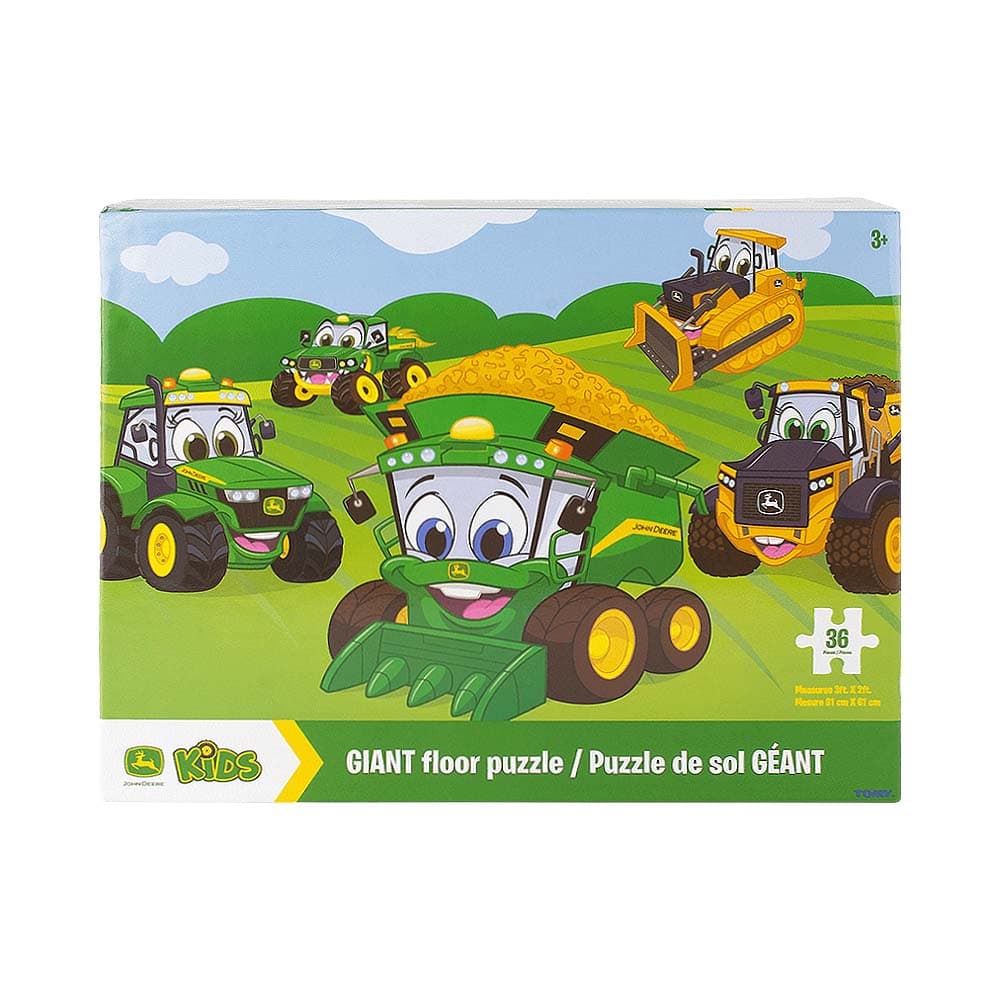 Quebra-Cabeça de Chão Tomy John Deere Kids Giant Floor Puzzle 36 Peças