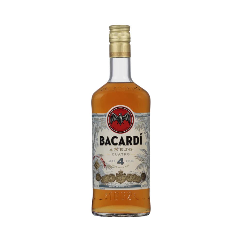 Rum Bacardi Envelhecido Quatro Anos 1L