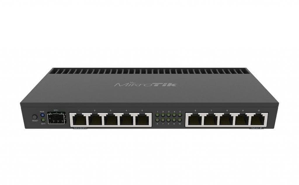 Roteador Gigabit Profissional Mikrotik Routerboard RB4011IGS Rm 10 Portas