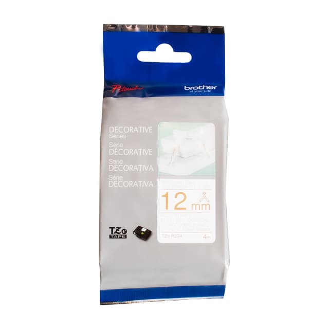 Rotulador Brother Tze-R234 Dourado/Branco