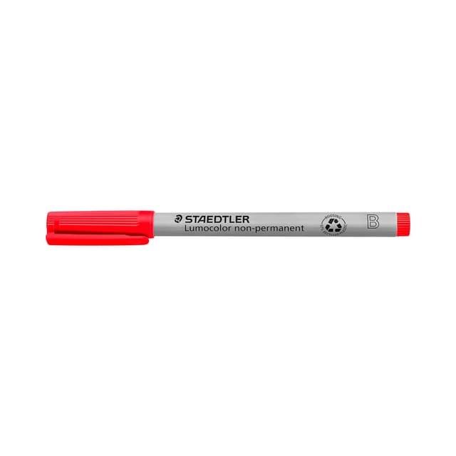 Marcador Staedtler Lumocolor 312-2 1-2.5 Mm Vermelho