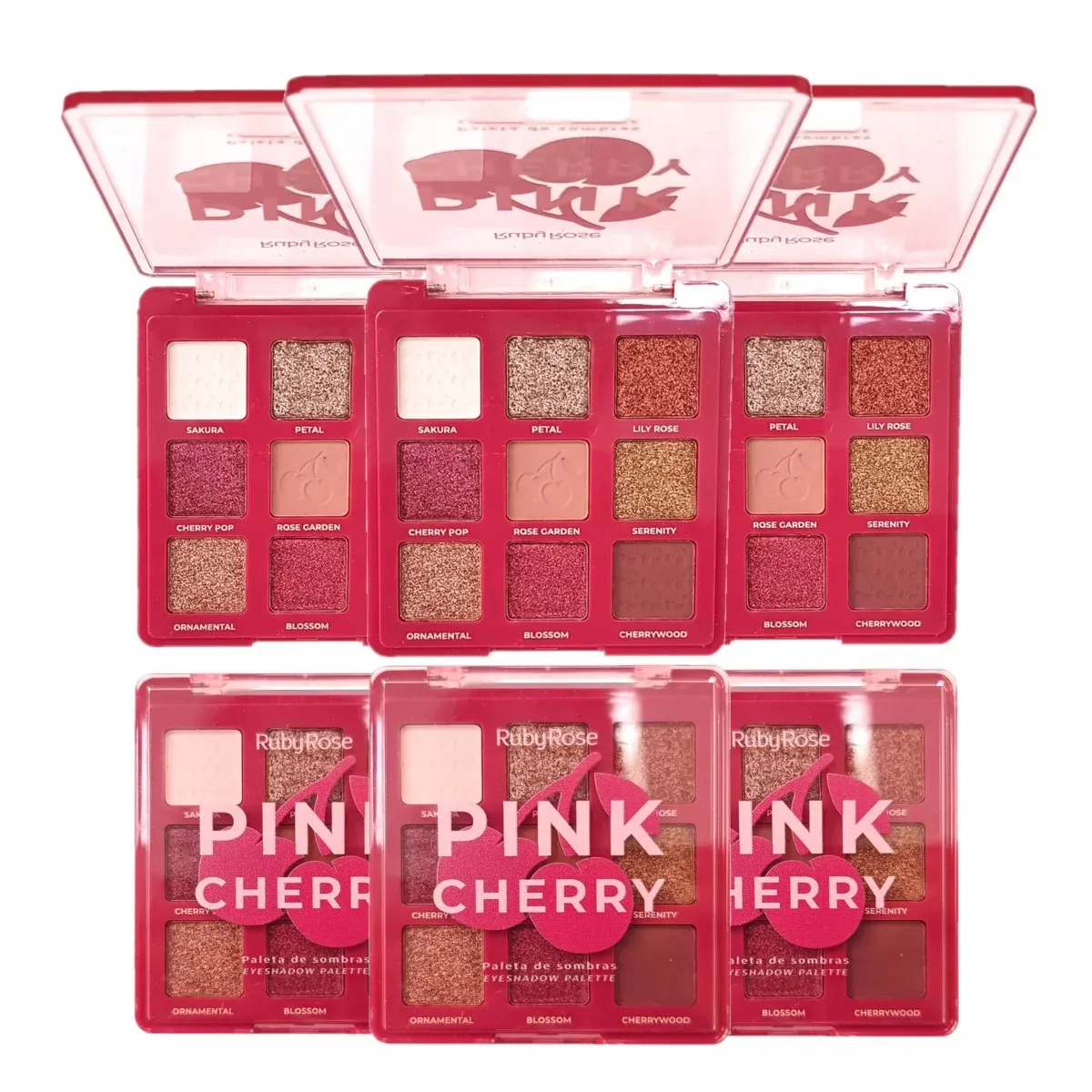 Ruby Rose Paleta De Sombras Pink Cherry HB-E2202