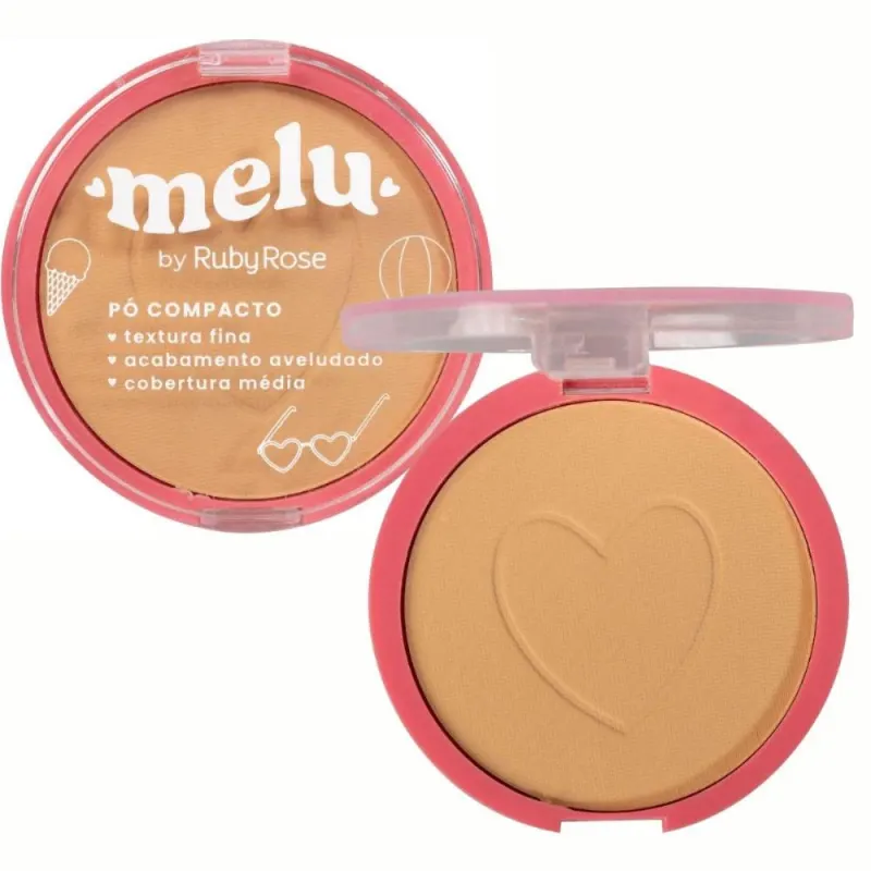 Ruby Rose Polvo Facial Melu Textura Fina RR853-3 10G