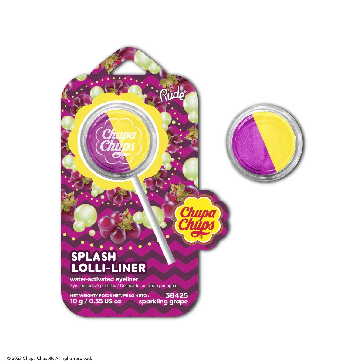 Rude Delineador Chupa Chups Splash Lolli-liner Sparkling Grape