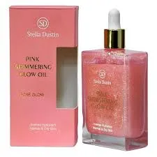 Óleo Corporal Stella Dustin Shimmer Rose Glow 100ml