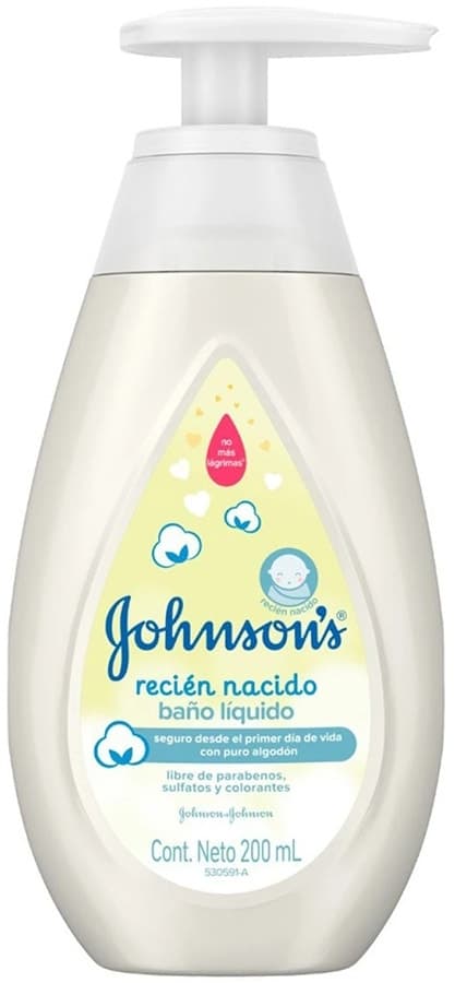 Sabonete Líquido Johnson & Johnson Baby Recém-Nascido - 200ml