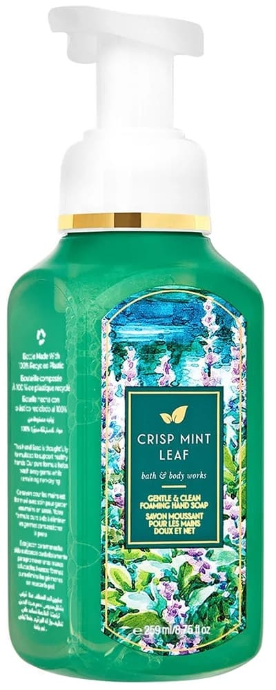 Sabonete para Mãos Bath & Body Works Crisp Mint Leaf - 259mL