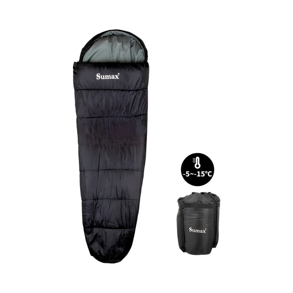 Saco de Dormir Sumax Saco-1 80x220cm Preto