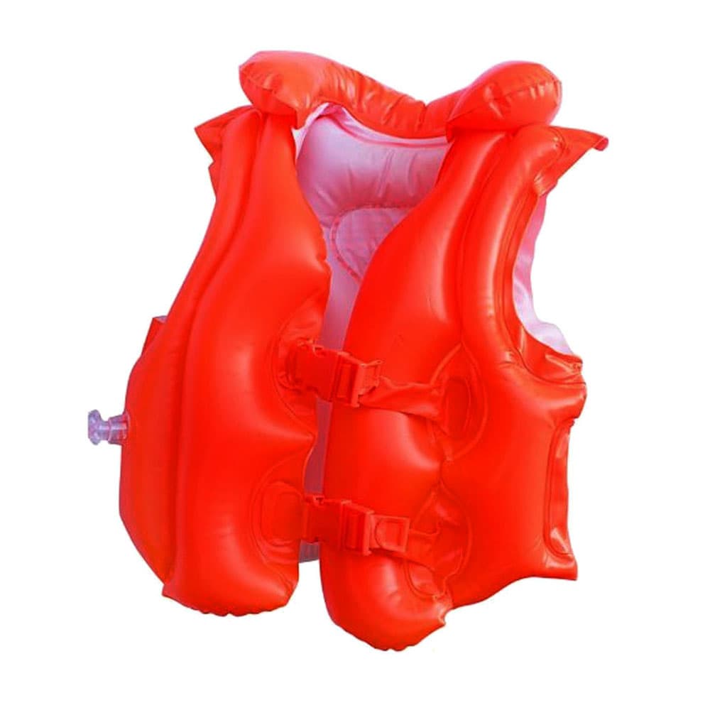 Colete Salva-Vidas Intex 58671SWIN Vest Vermelho para Crianças