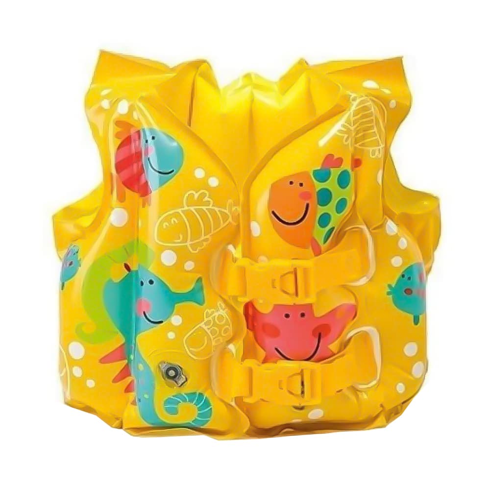 Salva-vidas Infantil Intex Amarelo com Desenho