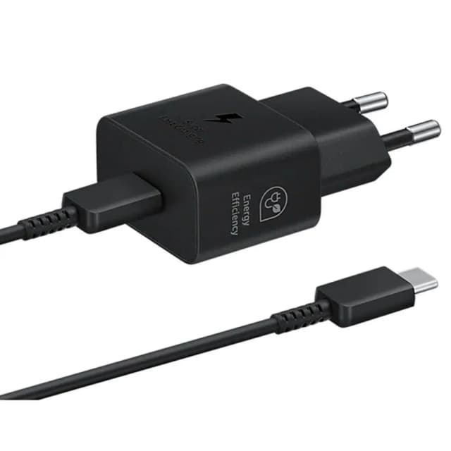 Carregador Tipo C Samsung Ep-T2510XBEGWW 25W com Cabo Preto