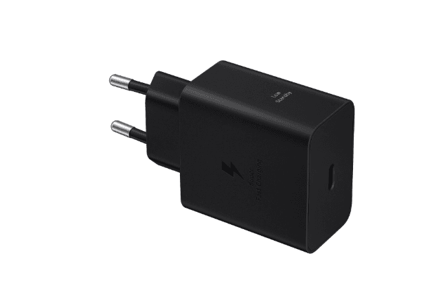 Carregador Samsung Tipo C Ep-T6010NBEGCA 60W Carga Super Rápida Preto