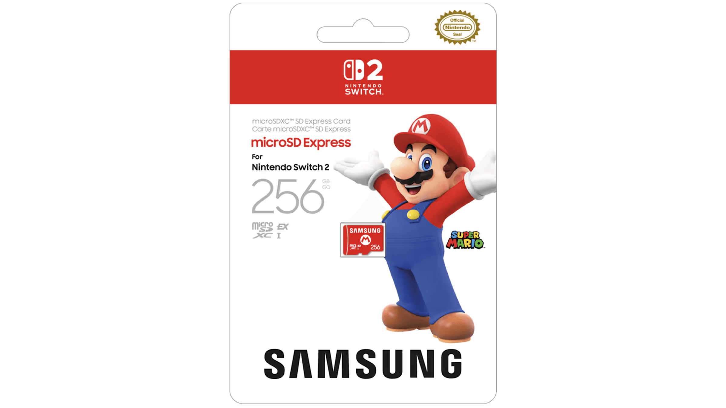 Memória Micro Sd Samsung para Nintendo Switch 2 256GB