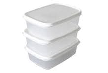 Conjunto Sanada Seiko Tupper Branco 3 Peças 300ml
