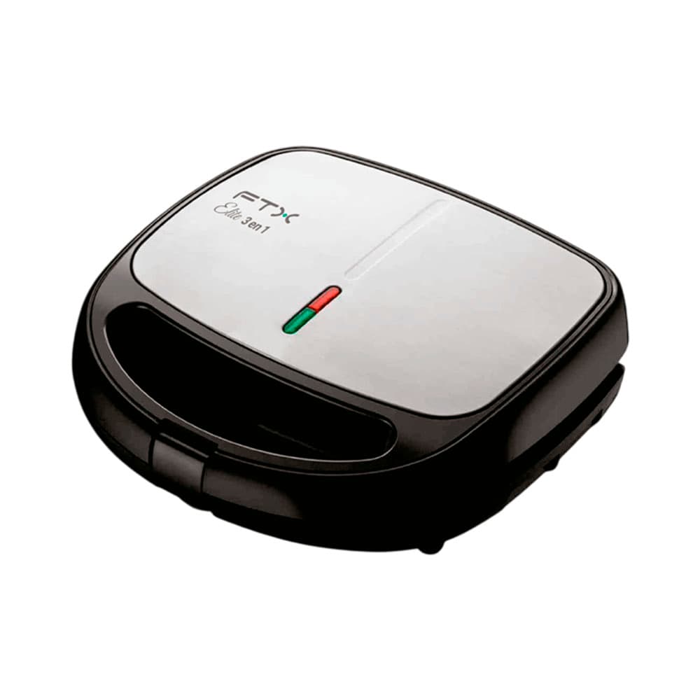 Sanduicheira Grill Ftx Sm2-750 3 Em 1 750W 220V Preto/Prata