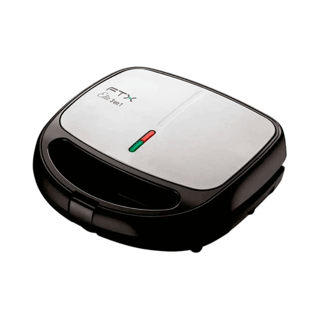 Sanduicheira Grill Ftx Sm2-750 3 Em 1 750W 220V Preto/Prata