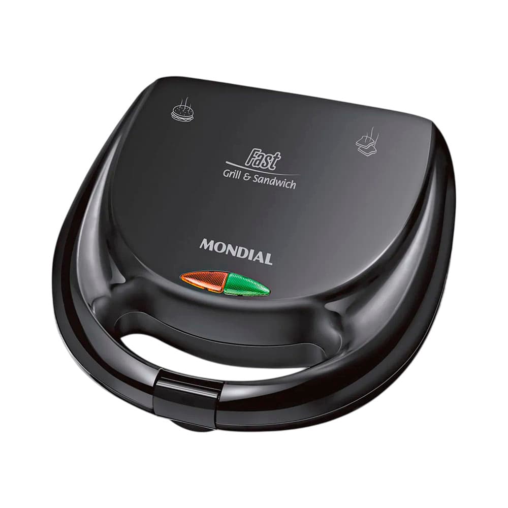Sanduicheira Grill Mondial Fast S-12 750W 220V Preto