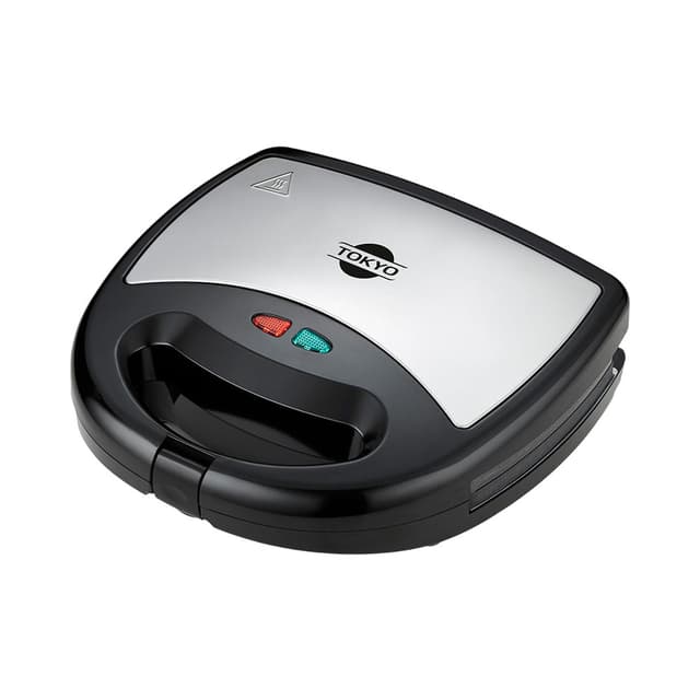 Sanduicheira Tokyo 3 Em 1 750W 220V Preto - Prata