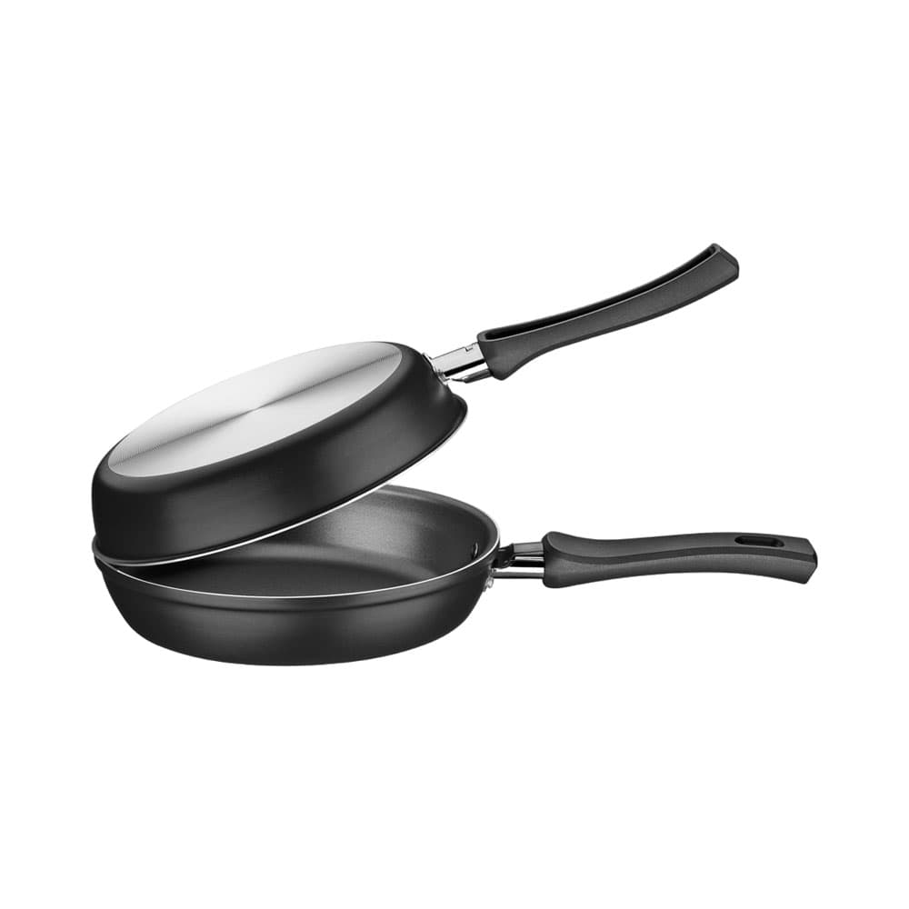 Frigideira Dupla Tramontina Loreto 20 Cm Preta