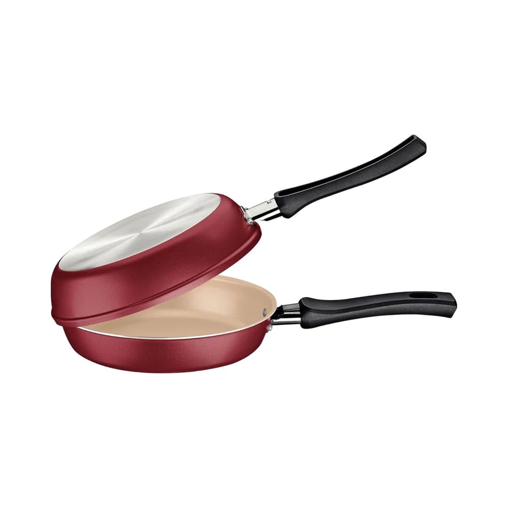 Frigideira Dupla Tramontina Loreto 20 Cm Vermelha