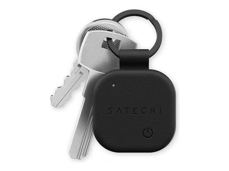 Etiqueta de Bagagem Satechi Findall St-lkcfk Couro Vegano Preto