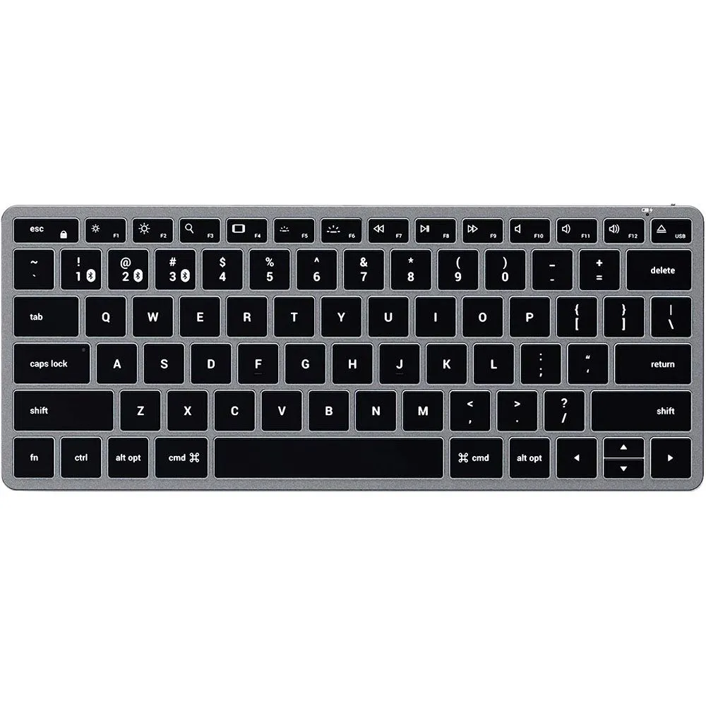 Teclado Bluetooth Satechi X1 Slim Español Space Gray