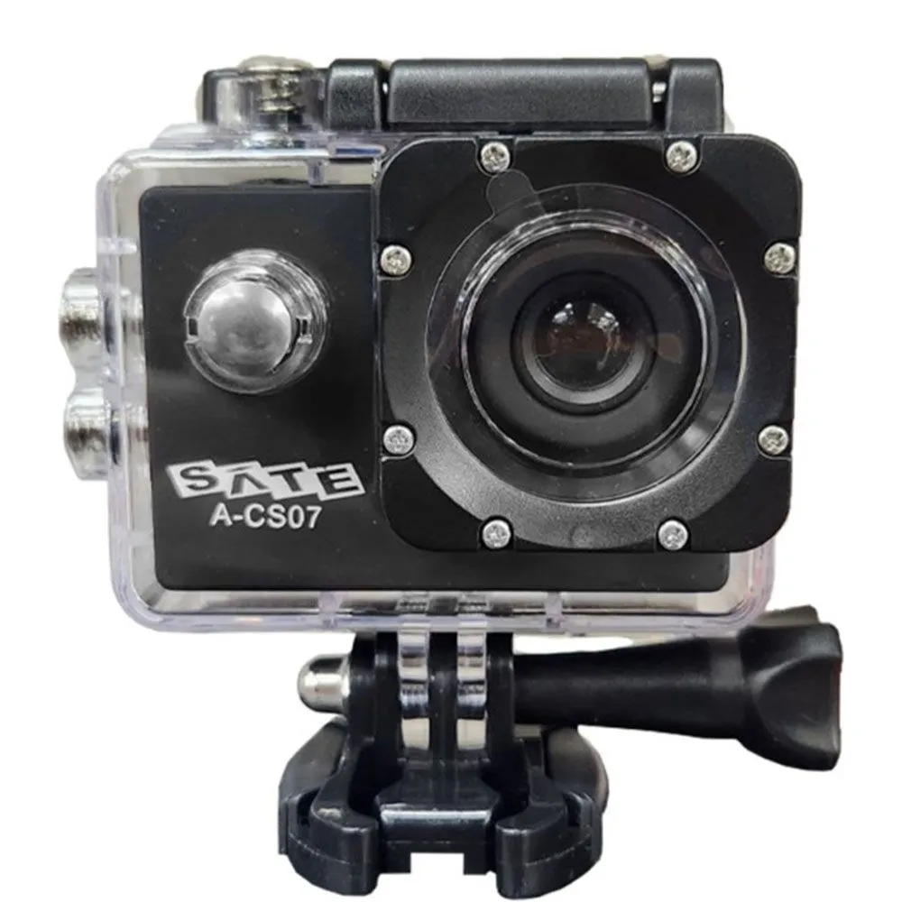Câmera de Ação Satellite A-Cs07 HD Preto
