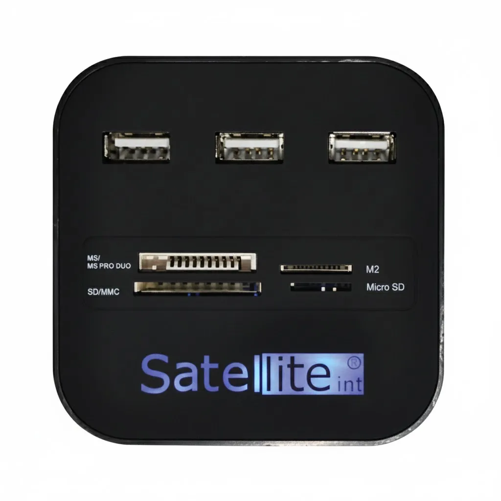 Hub USB Satellite A-Hub07 3 Puertos/Lector de Memoria