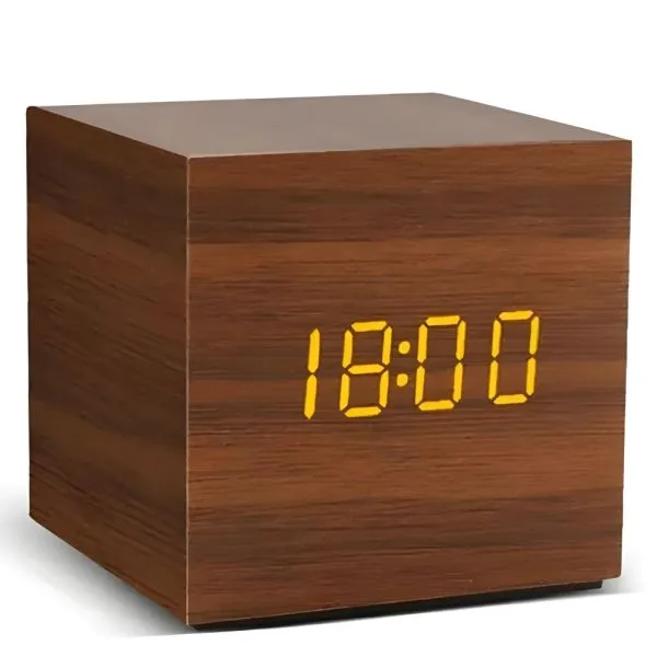 Relógio de Mesa Satellite Ac-T33 Marrom