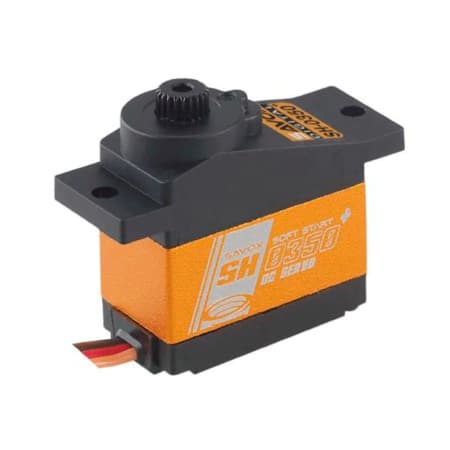Servo Digital Savox Sh-0350 Plus Micro com Soft Start 6V 2.6Kg .16S