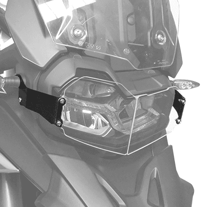 Protetor de Farol Bmw F750 Protetor de Farol Policarbonato 2018+