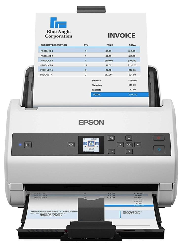 Leitor de Documentos Epson WorkForce Ds-970 Color Bivolt Branco