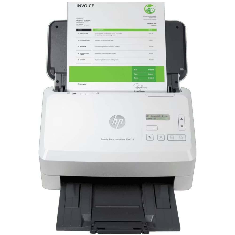 Scanner Hp ScanJet Enterprise Flow 5000 S5 Duplex Adf 65 Ppm 600 Dpi