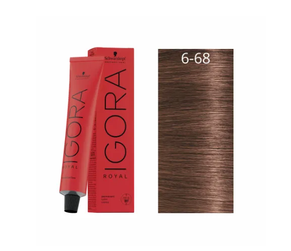 Coloração Schwarzkopf Igora Royal 60ml 6-68