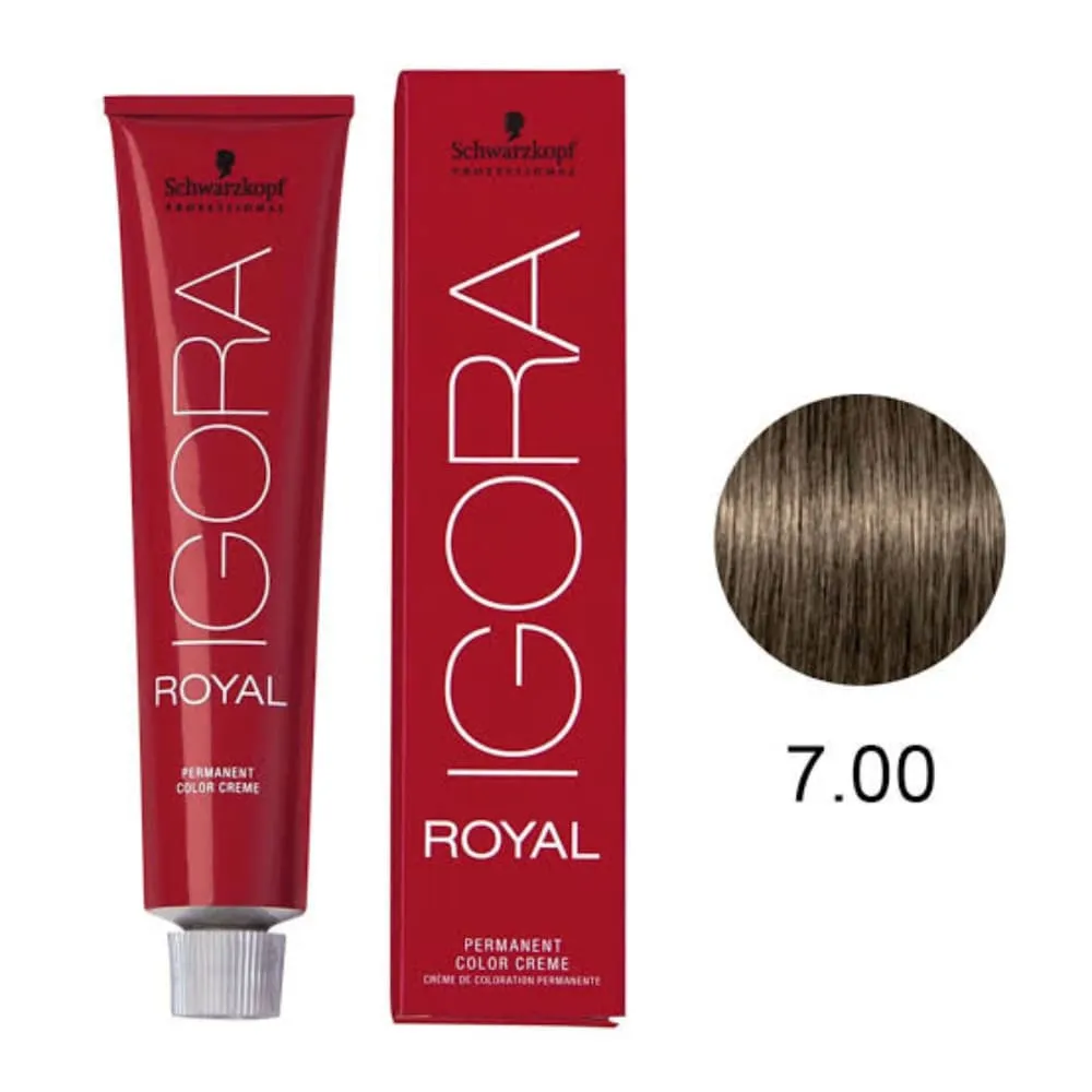 Coloração Schwarzkopf Igora Royal 60ml 7-00