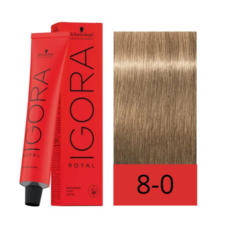 Coloração Schwarzkopf Igora Royal 60ml 8-0