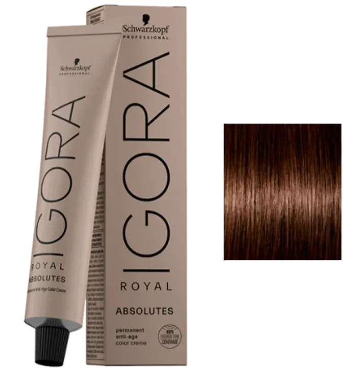 Coloração Schwarzkopf Igora Royal Absolutes 60ml 5-50