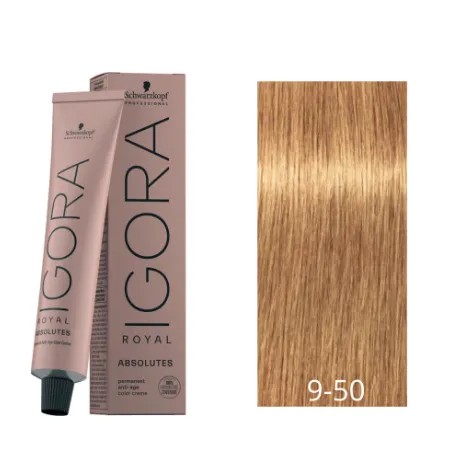 Coloração Schwarzkopf Igora Royal Absolutes 60ml 9-50