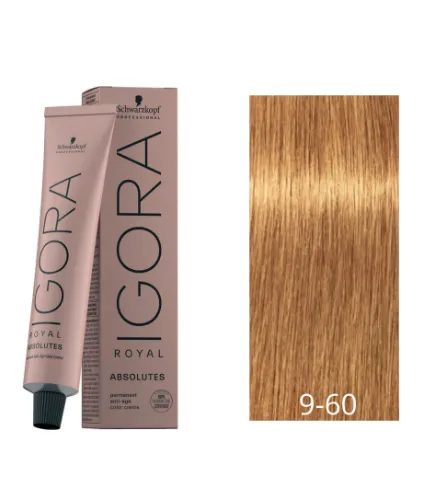 Coloração Schwarzkopf Igora Royal Absolutes 60ml 9-60