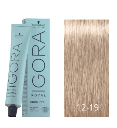 Coloração Schwarzkopf Igora Royal Highlifts 60GR 12-19