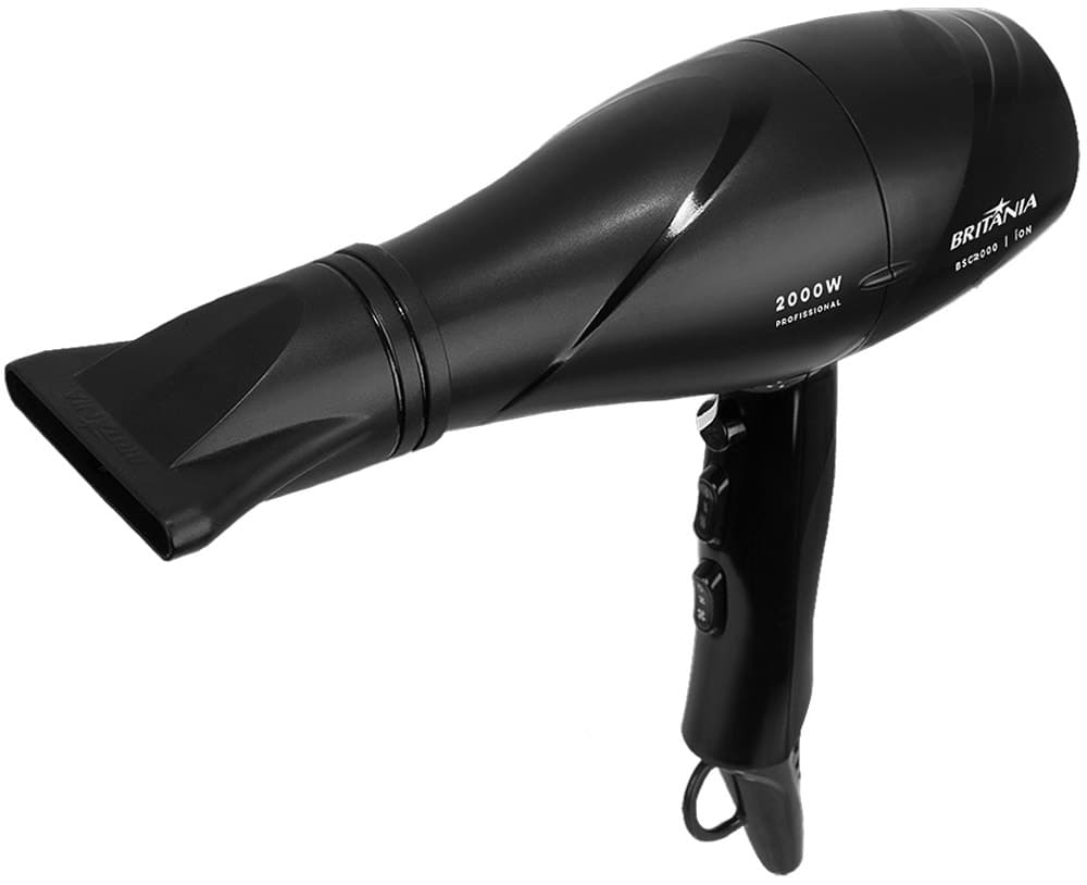 Secador de Cabelo Britania Bsc2000 Professional 2000W 110V Preto