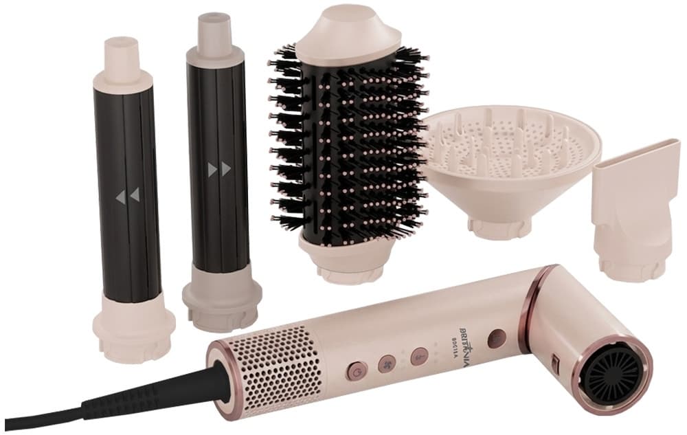 Secador de Cabelo Britania BSD15A Multifuncional 5 Em 1 1450W 110V/60Hz Rosa