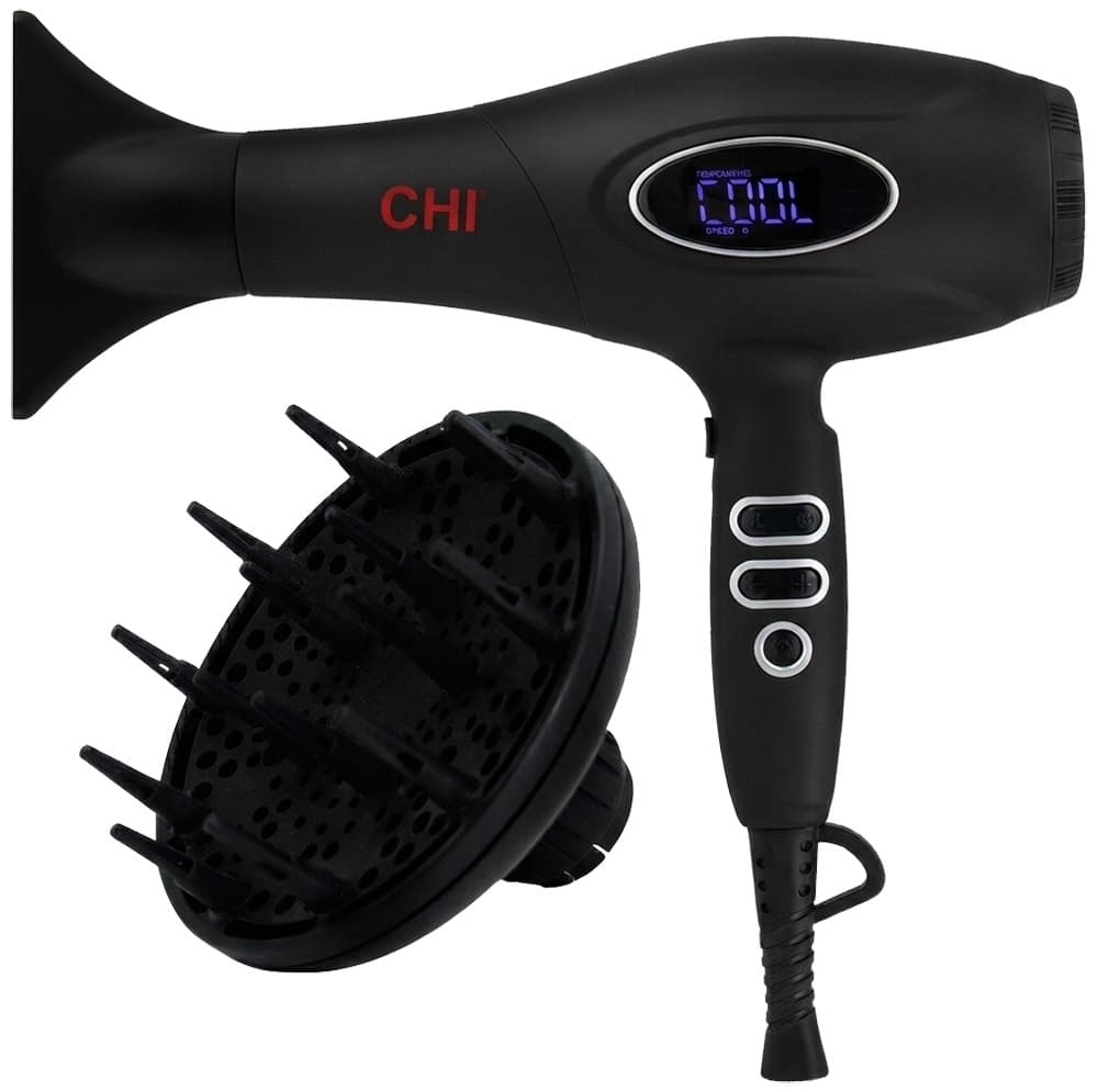 Secador de Cabelo Chi Titanium Digital Hair Dryer 1875W 110V/60Hz - Preto