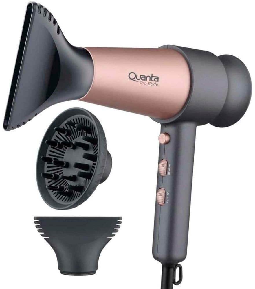 Secador de Cabelo Quanta Qtsps200 2000W 220V Preto/Dourado