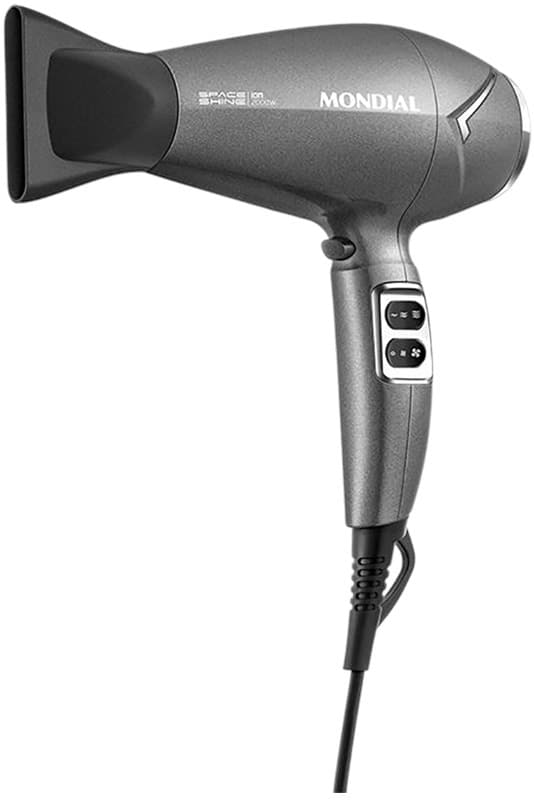 Secador de Cabelo Mondial Space Shine Sc-20-Bi 2200W Bivolt 60Hz Grafite