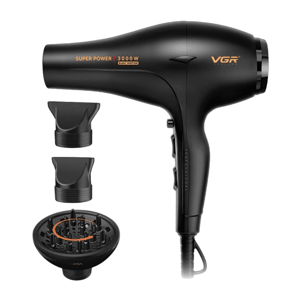 Secador de Cabelo Voyager Vgr V-406D 3000W 2 Velocidades 220V Preto