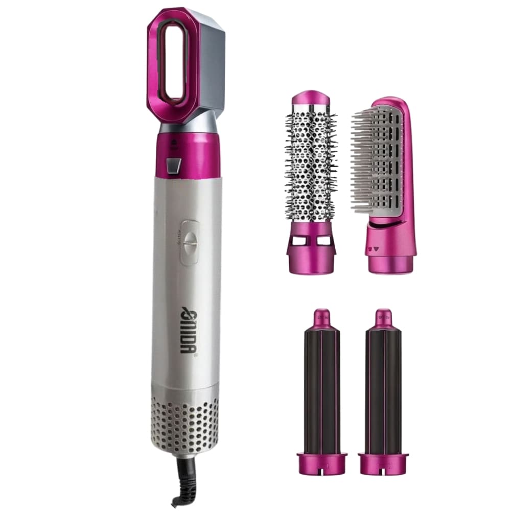 Secador Multiestilizador Onida Hot Air Styler 5 Em 1 On-8050 1000W 220V Cinza/Rosa