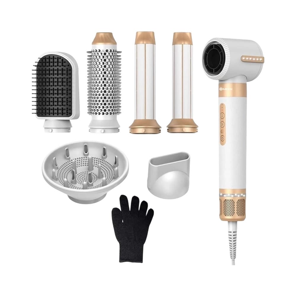 Secador de Cabelo Mox Pro Hair Style Complete 7 Em 1 Mo-Ph71 Branco 220V