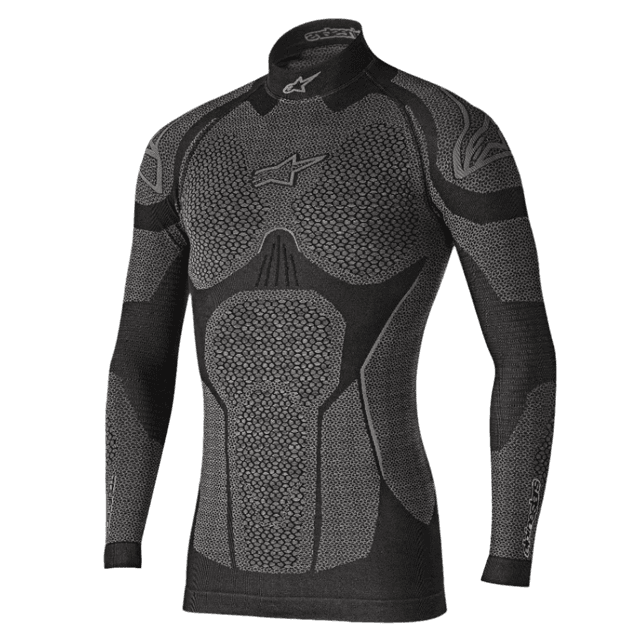 Segunda Pele Alpinestars Ride Winter Top Tech Layer Preta/Cinza M/L