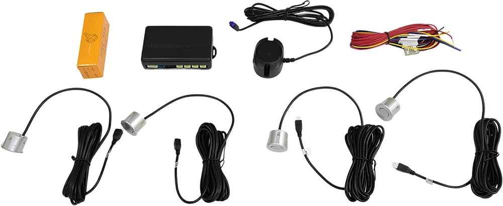 Sensor de Estacionamento Motor One M1 CRS8500F Prata Cinza (4 Peças)